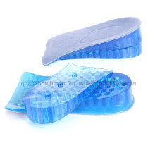 Semelle intérieure de protection de talon de chaussure de silicone d&#39;augmentation de taille d&#39;OEM pour la promotion